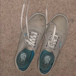 Gray vans good condition sneakers